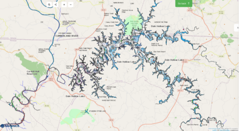 Lesser Lake Depth Chart